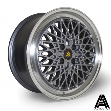 Autostar aluminijasta platišča Autostar Minus platišče 17X8 4X100 73,0 ET30, Gun Metal | race-shop.si