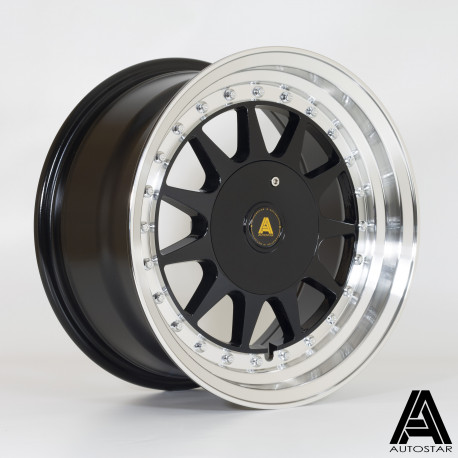 Autostar aluminijasta platišča Autostar Raider platišče 15X7.5 4X100/4X108 67,1 ET20, Črna | race-shop.si