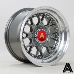 Autostar Sprint platišče 15X8 4X100/4X114 73,1 ET0, Gun Metal