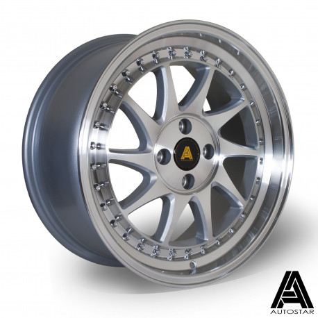 Autostar aluminijasta platišča Autostar Vader platišče 17X8 5X100 67,1 ET30, Srebrna | race-shop.si