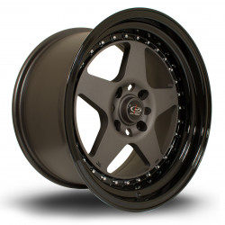 Rota Kyusha platišče 17X9 4X108/4X100 73,0 ET20, Črna