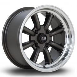 Rota RKR platišče 15X8 4X100 67,1 ET0, Gun Metal