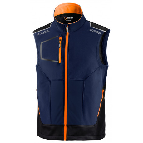 Majice s kapuco in jakne SPARCO TECH LIGHT VEST TW - blue/orange | race-shop.si