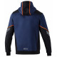 Majice s kapuco in jakne SPARCO TECH HOODED FULL ZIP TW - blue/orange | race-shop.si