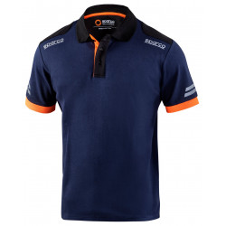 Polo majica SPARCO TECH TW, modra/oranžna