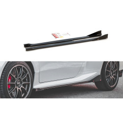 MAXTON DESIGN difuzorji stranskih pragov + flapsi za Toyota GR Yaris Mk4, sijajno črna, V2