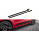 Body kit a vizuálne doplnky MAXTON DESIGN difuzorji stranskih pragov za Porsche Macan Mk1 Facelift, sijajno črna | race-shop.si