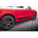Body kit a vizuálne doplnky MAXTON DESIGN difuzorji stranskih pragov za Porsche Macan Mk1 Facelift, sijajno črna | race-shop.si