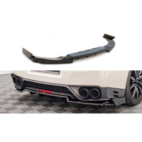Body kit a vizuálne doplnky Zadnji podaljšek (splitter) + Stranski zaključki (flaps) za Nissan GTR R35 Facelift | race-shop.si