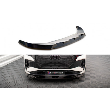 Body kit a vizuálne doplnky Sprednji podaljšek odbijača (splitter) V.1 Audi Q4 e-tron Sportback Mk1 | race-shop.si