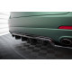 Body kit a vizuálne doplnky MAXTON DESIGN zadnji centralni splitter za Maserati Levante Mk1 (z navpičnimi prečkami), sijajno črna | race-shop.si