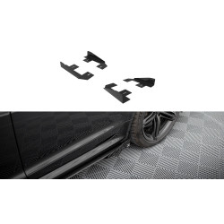MAXTON DESIGN stranski flapsi za Audi RS6 Avant C6, sijajno črna