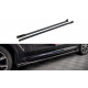 MAXTON DESIGN difuzorji stranskih pragov za BMW X4 M-Pack G02, sijajno črna, V2
