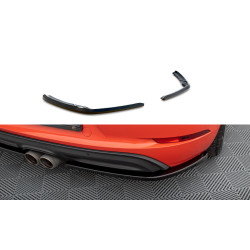 MAXTON DESIGN zadnji stranski difuzorji za Porsche 718 Cayman 982c, sijajno črna