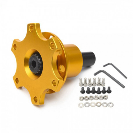 Univerzalna pesta volana s hitrim sproščanjem Quick-release redukcija za volan z 6 vijaki - varjeno | race-shop.si