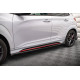 Body kit a vizuálne doplnky MAXTON DESIGN difuzorji stranskih pragov + flapsi za Hyundai Kona N Mk1, sijajno črna, V1 | race-shop.si