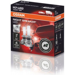 Osram LED lamps NIGHT BREAKER H7 - street legal (2pcs)