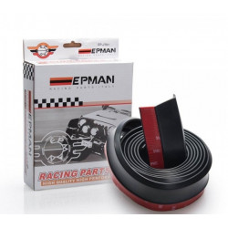 RACES univerzalni lepilni lip spojler, črni - 2,5m