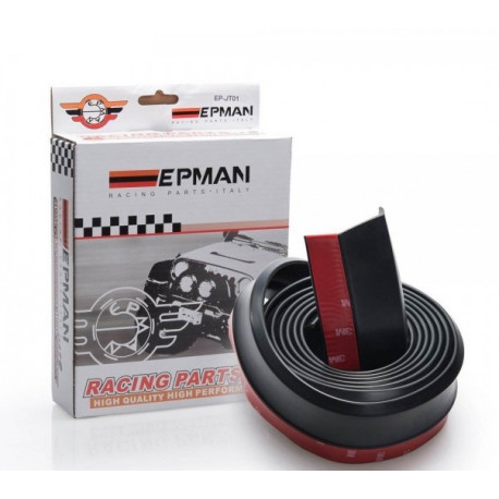 Body kit a vizuálne doplnky RACES univerzalni lepilni lip spojler, črni - 2,5m | race-shop.si