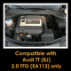 Športni dovodi hladnega zraka Zmogljiv sesalnik zraka RAMAIR za Audi TT (8J) 2.0 TFSI (EA113) 2006-2014 | race-shop.si