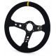 Volani Steering wheel RRS Carbon, 350mm, suede, 90mm deep dish | race-shop.si