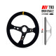 Volani 3-kraki volanski obroč RRS Carbon, 350mm, semiš, 90mm zamik, črna/karbon/rumena | race-shop.si