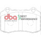 Zavorne ploščice DBA REAR PADS DBA Street Performance DB1936SP | race-shop.si