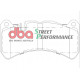 Zavorne ploščice DBA FRONT PADS DBA Street Performance DB1845SP | race-shop.si