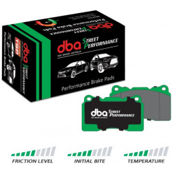 DBA Brake Pads Street Performance ECE R90 certified, Rear Axle DB2384SP