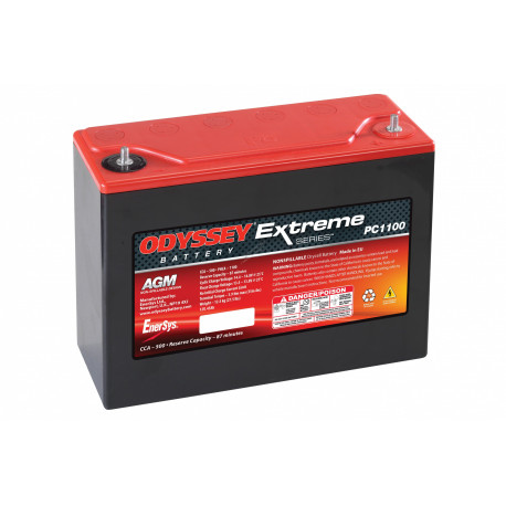 Baterije, škatle, držala Extreme Series Batteries Odyssey Racing 40 PC1100, 45Ah, 1100A | race-shop.si