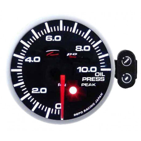 Merila DEPO PK serija 52 mm Programmable DEPO racing gauge Oil pressure | race-shop.si