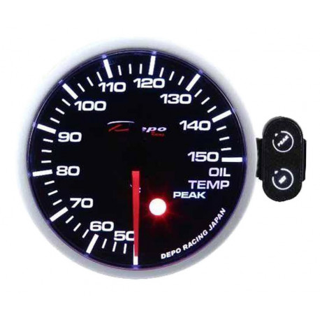 Merila DEPO PK serija 52 mm Programmable DEPO racing gauge Oil temperature | race-shop.si