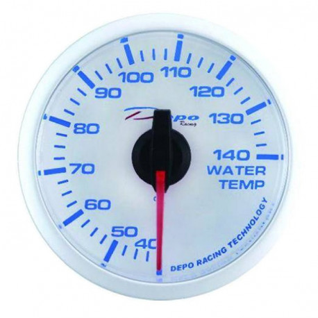 Merilniki DEPO super white 52mm DEPO racing števec za temperaturo vode - Super white serija | race-shop.si