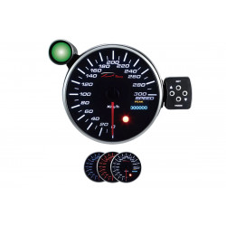 Programmable dual view Speedometer DEPO 115mm