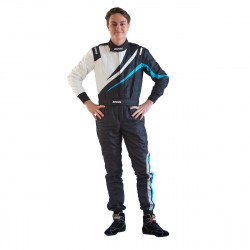 FIA tekmovalni kombinezon RRS EVO Dynamic, črna/modra