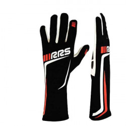 Race gloves RRS Grip 2 with FIA (inside stitching) red/ black