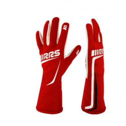 Dirkalne rokavice RRS Grip 2 s FIA homologacijo (notranji šivi), RDEČA