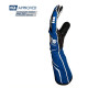 Rokavice Race gloves DYNAMIC 2 with FIA (inside stitching) blue | race-shop.si