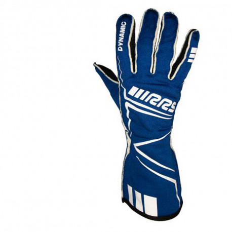Rokavice Race gloves DYNAMIC 2 with FIA (inside stitching) blue | race-shop.si