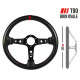 Volani RRS Karbonski volan 3, črno-rdeča, odmik 90 mm, premer 350 mm, ročaj 32/28 mm | race-shop.si