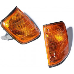 Turn signal orange pair for Mercedes E class W124 85-96