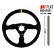 Volani Steering wheel RRS veloce steering wheel - flat 350 - black suede 37/29mm | race-shop.si