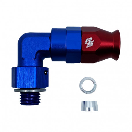 Fitingi 90° PTFE Fitting AN8 to M10x1.25 (male) 90° | race-shop.si