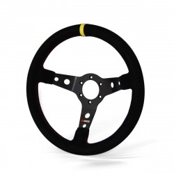 Steering wheel RRS Monte Carlo 3, 350mm, suede, 65mm deep dish