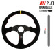 Volani Steering wheel RRS Apex, 350mm, suede, flat | race-shop.si