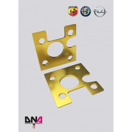 Fiat DNA RACING rear negative camber plates kit for FIAT 500 USA/ABARTH INCL. (2010-) | race-shop.si