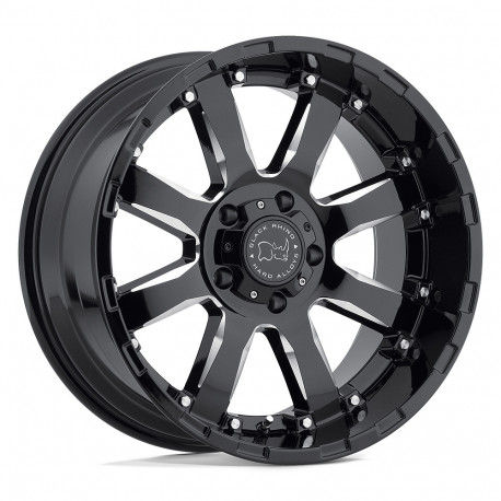 Black Rhino aluminum wheels Black Rhino SIERRA platišče 20x10 6x139.7 112.1 ET-12, Gloss Black | race-shop.si