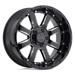Black Rhino SIERRA platišče 20x10 8x165.1 122.4 ET-23, Gloss Black