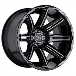Black Rhino RAMPAGE platišče 20x9.5 6x139.7 112.1 ET12, Gloss Black
