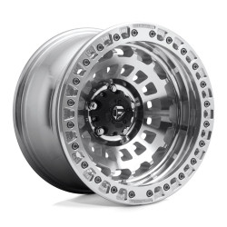 Fuel D102 ZEPHYR BEADLOCK platišče 17x9 6x139.7 106.1 ET-15, Srebrna